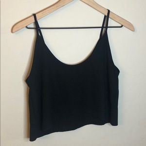 Black crop top